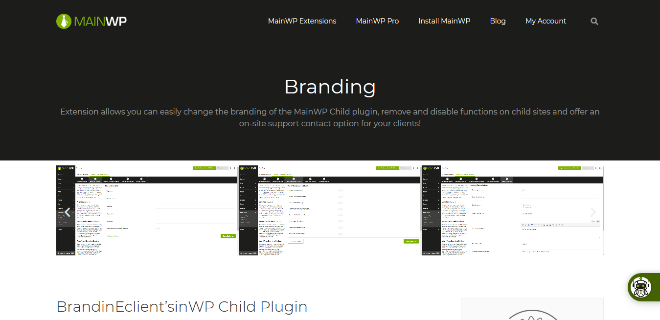 Branding 4.1.1 – MainWP WordPress Management