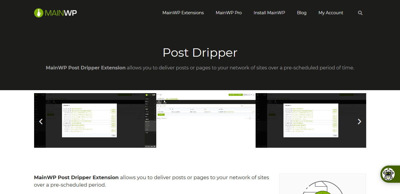 Post Dripper 4.0.1.1 – MainWP WordPress Management