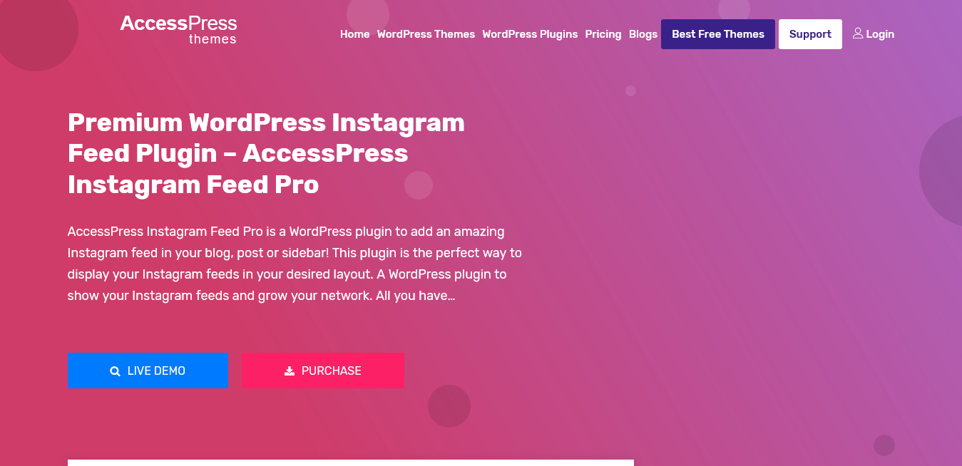 AccessPress Instagram Feed Pro 3.0.8 – Instagram Feeds Plugin