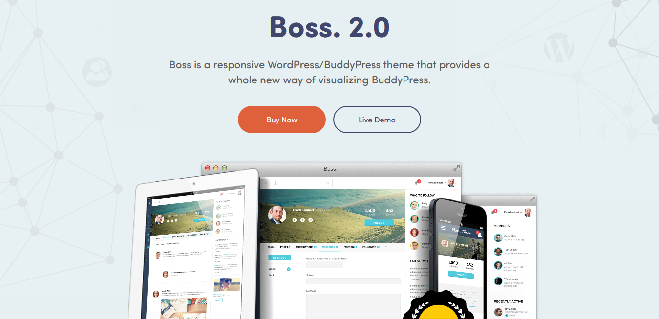 Boss WordPress Theme 2.5.7 – Create a Stunning Community Site