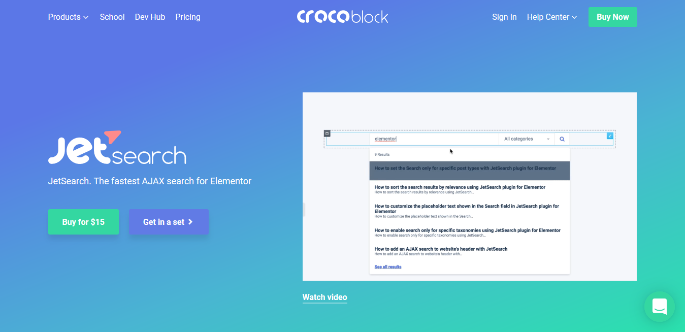 Crocoblock JetSearch 3.0.2 – Top Elementor Search Plugin