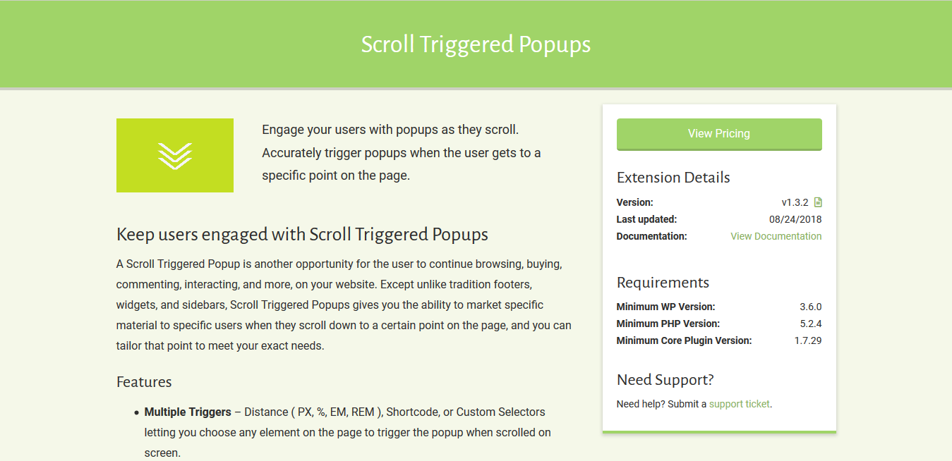 Popup Maker – Scroll Triggered Popups 1.3.2