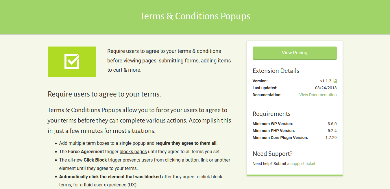 Popup Maker – Terms & Conditions Popups 1.1.2