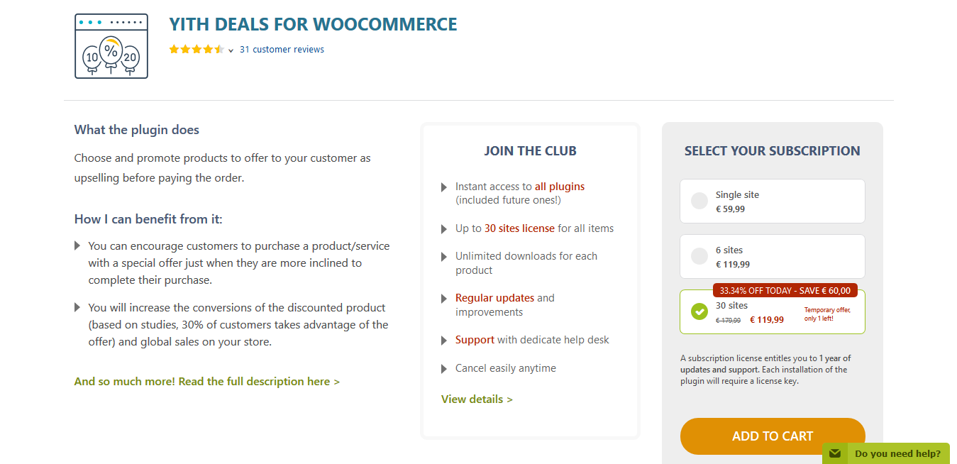 YITH Deals for WooCommerce Premium 1.0.22