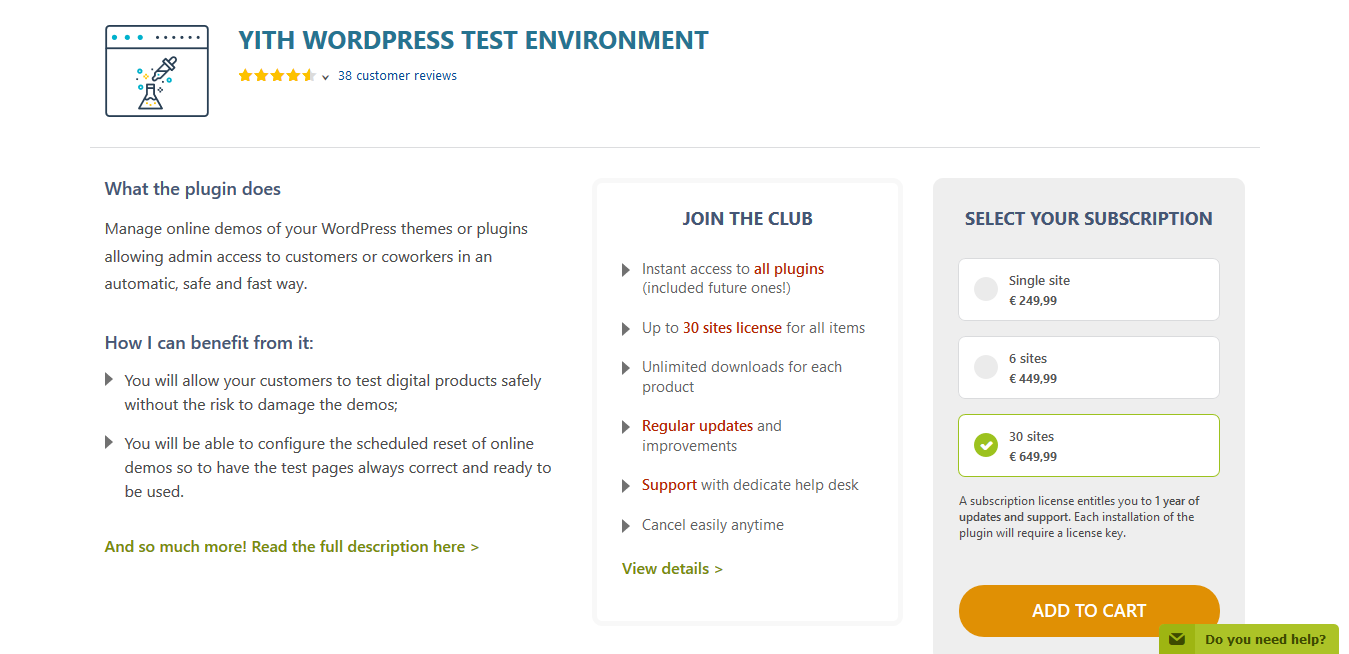 YITH WordPress Test Environment Premium 1.2.1