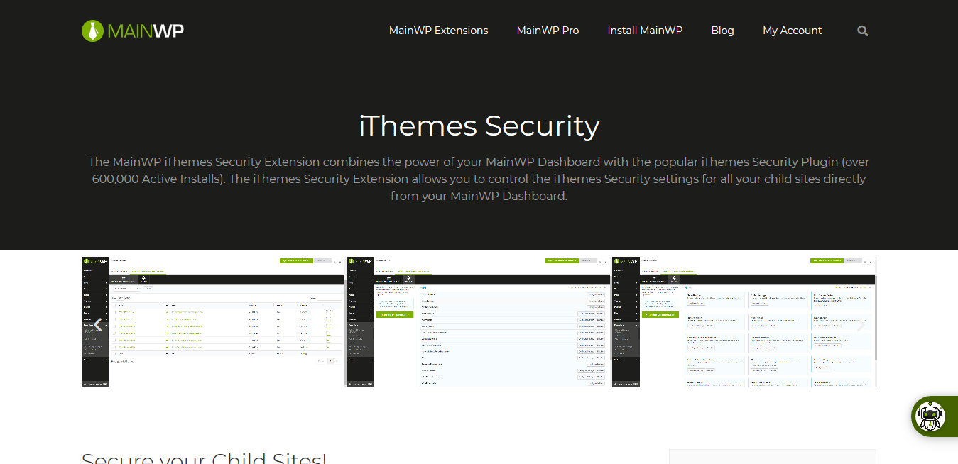 iThemes Security 4.0.3 – MainWP WordPress Management