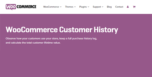 WooCommerce Customer History 1.2.1