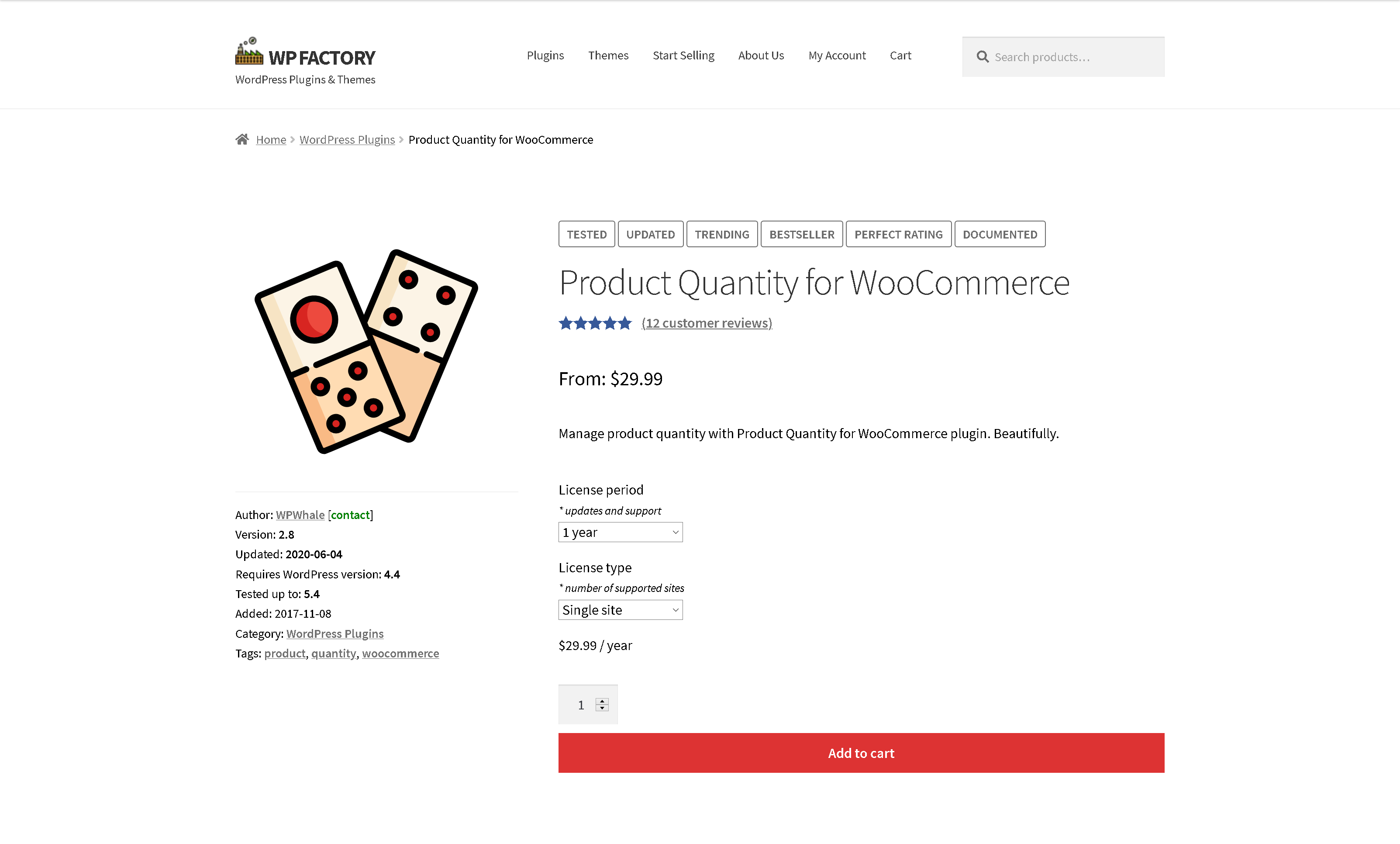 Product Quantity for WooCommerce Pro By WPFactory 2.8