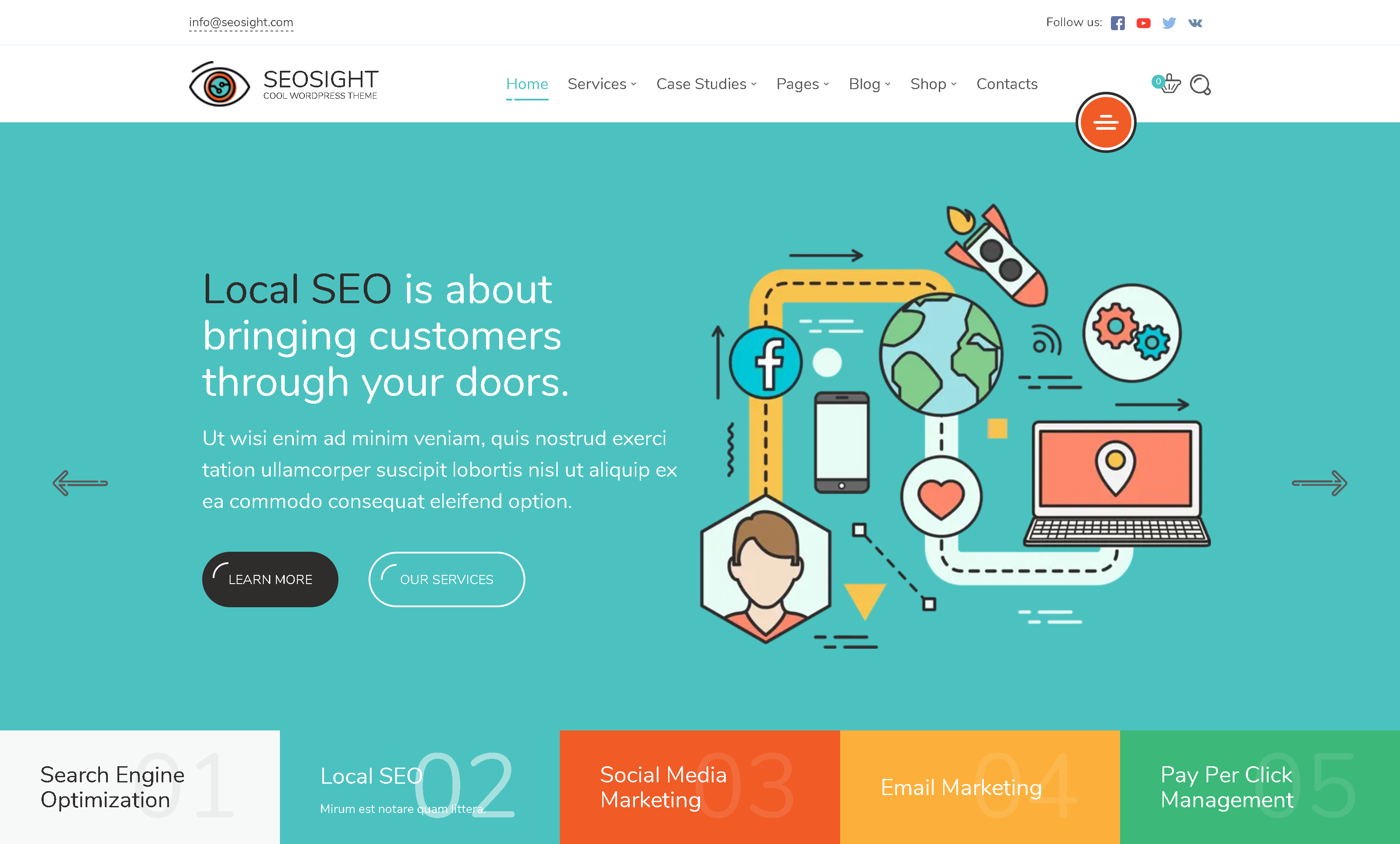 Seosight 5.9 – Digital Marketing Agency WordPress Theme
