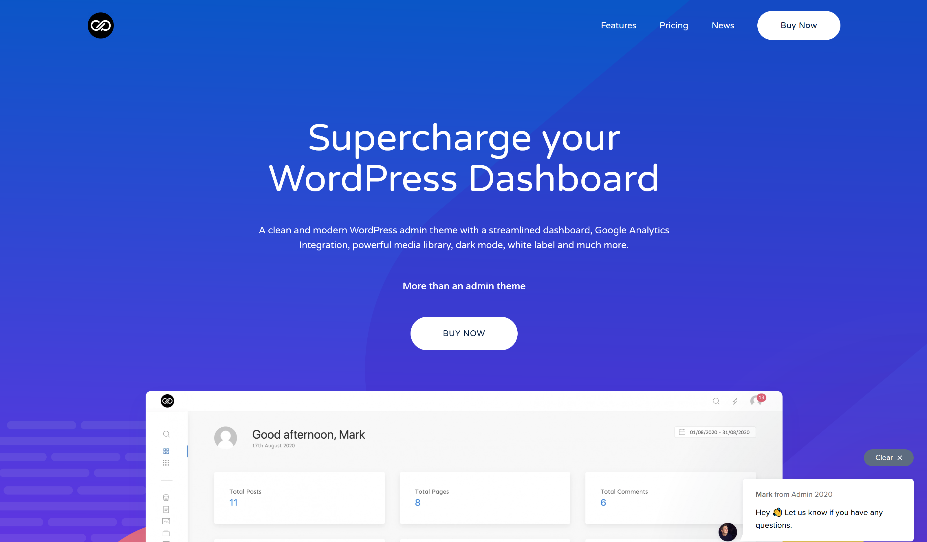 UiPress WP Admin 2020 3.2.09