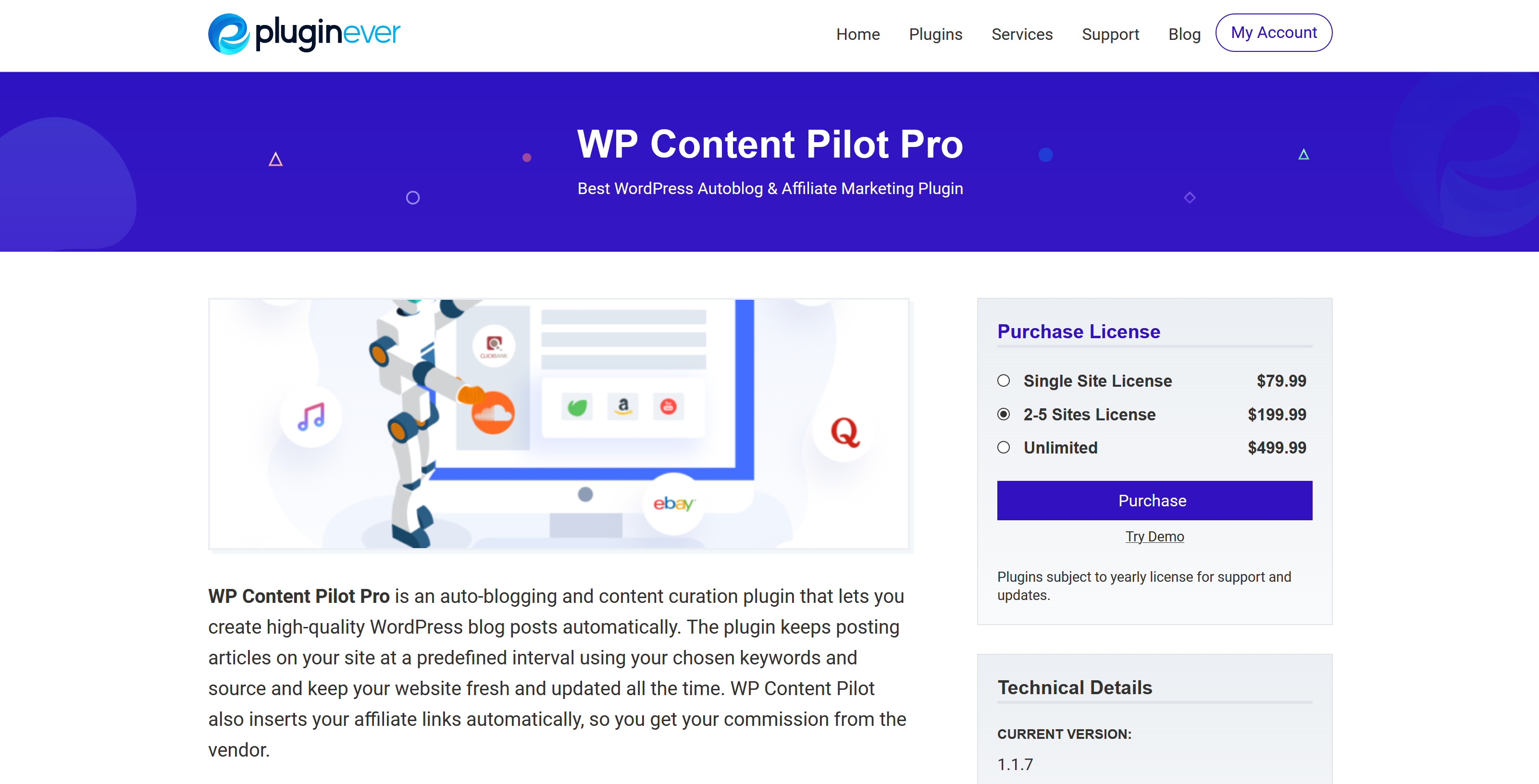 WP Content Pilot Pro 1.1.11 – Autoblog & Affiliate Marketing Plugin