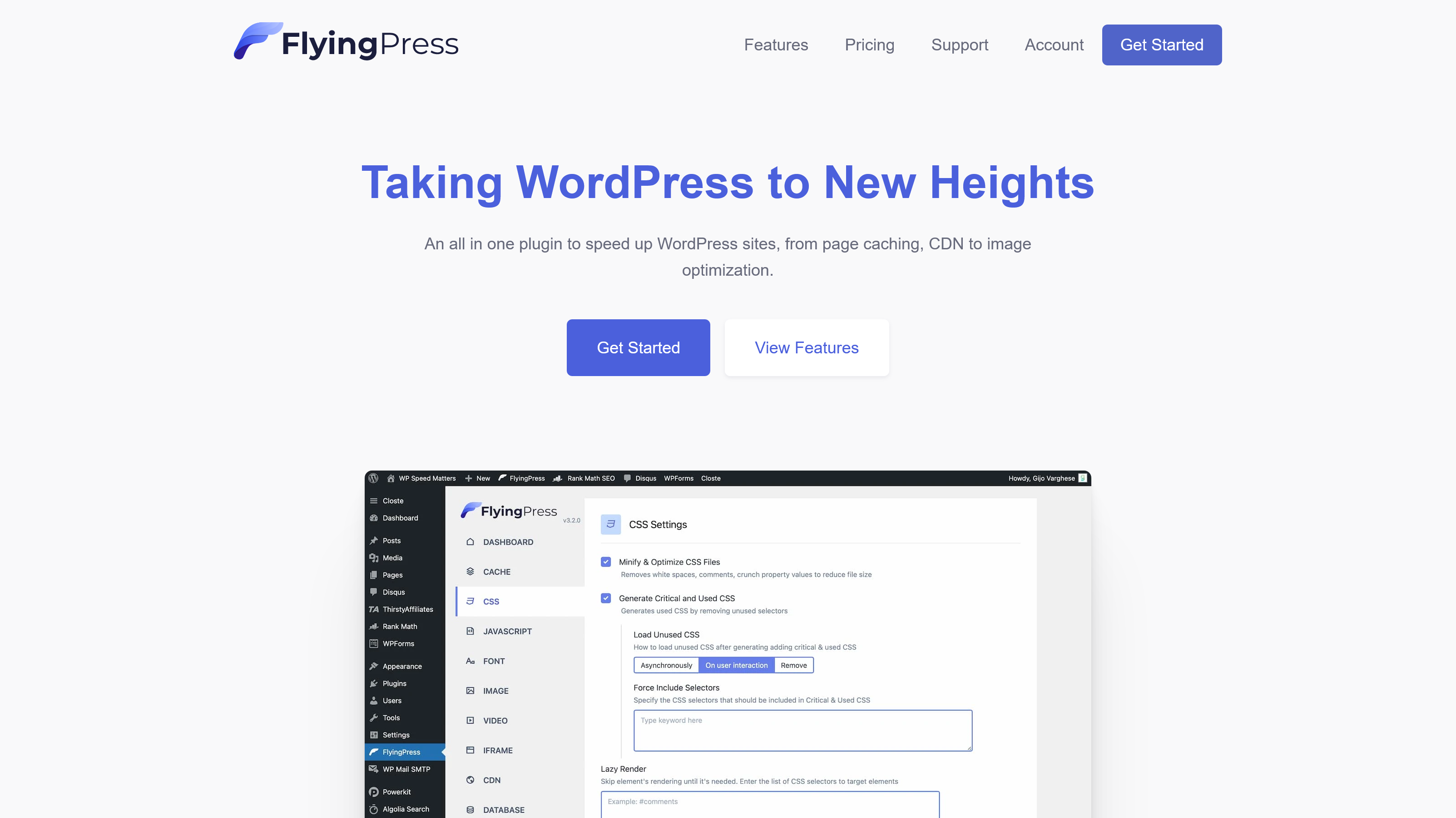 FlyingPress Pro WordPress Plugin 3.7.2