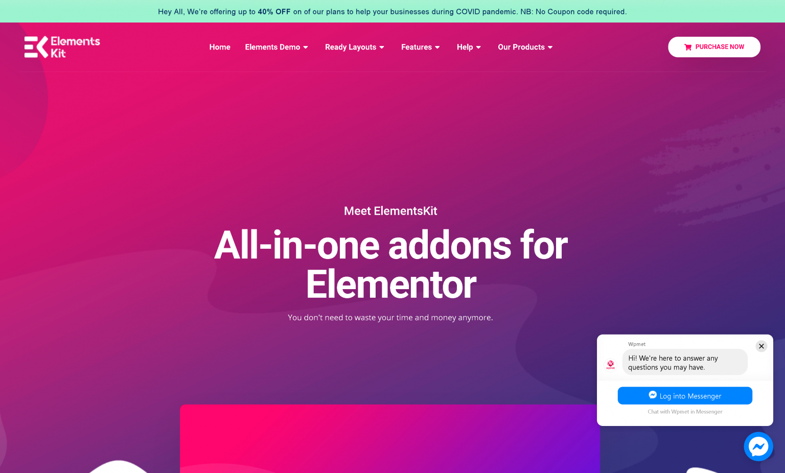 WordPress ElementsKit Pro Plugin 2.6.0 – Addons for Elementor