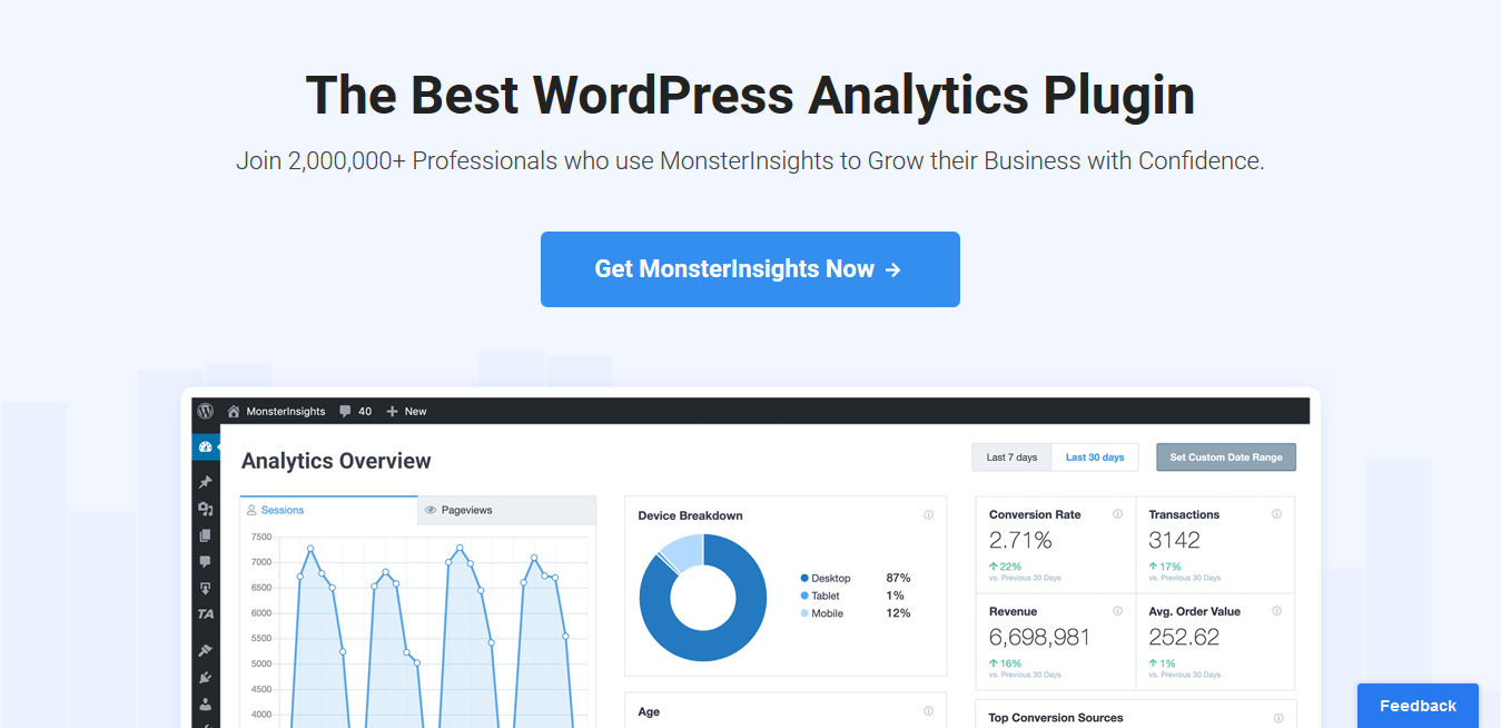 WordPress Plugin MonsterInsights Pro 8.3.0 + All Addons