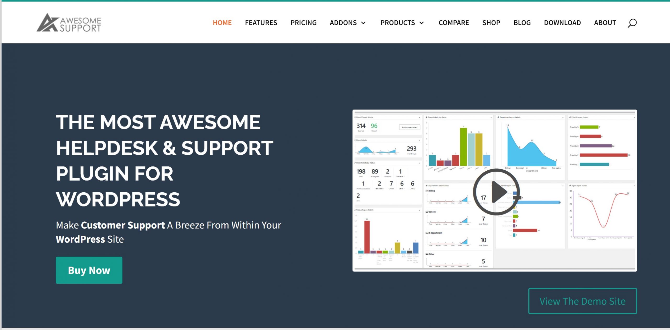 WordPress Awesome Support 6.1.0 + 34 Addons Agency Bundle