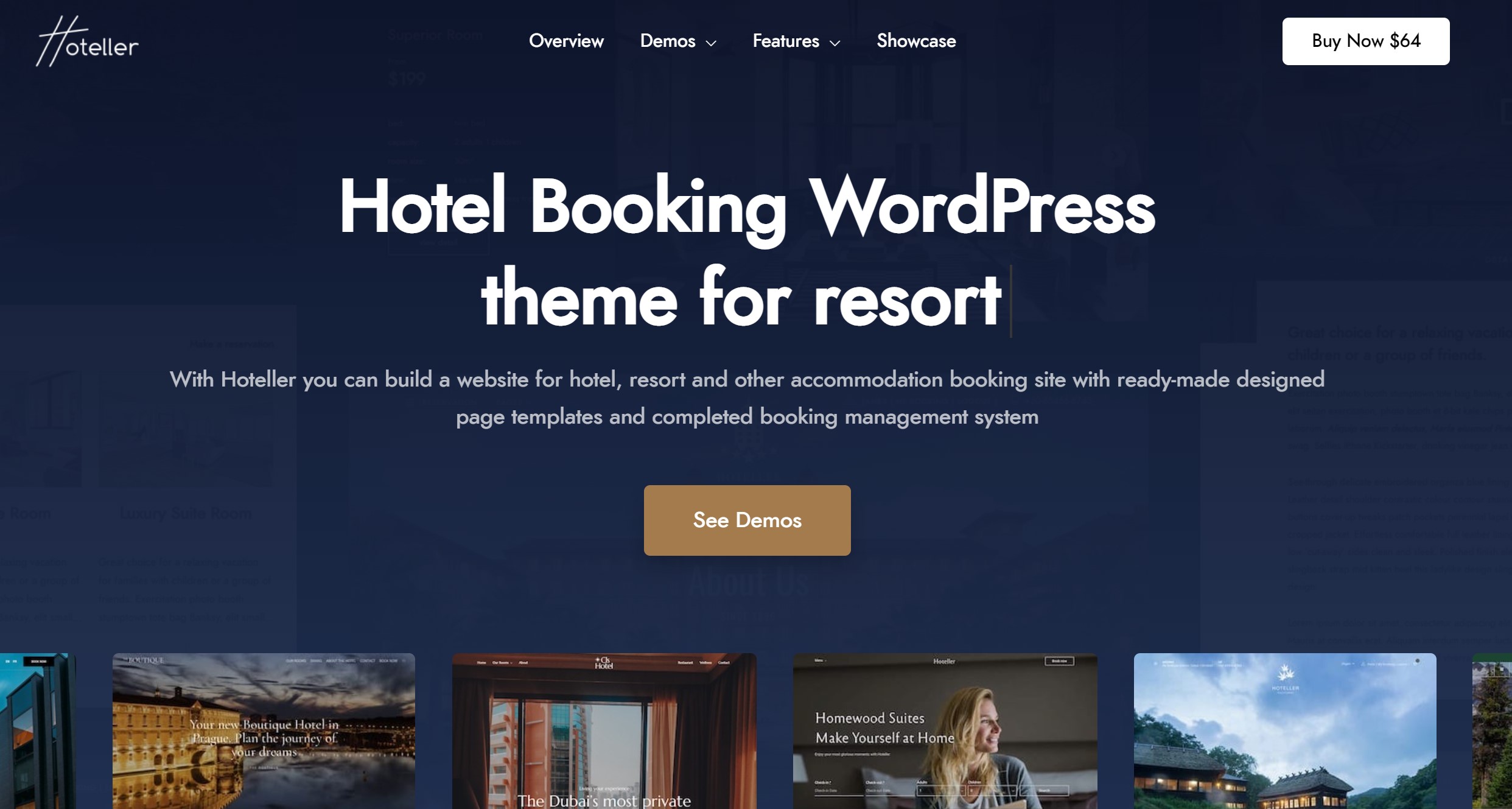Hoteller 6.3 – Hotel Booking WordPress